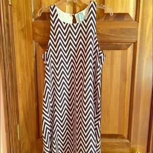 Francesca's Chevron Print Dress
