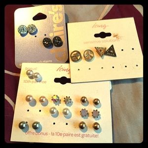 Assortment of Icing & Claire's Earrings