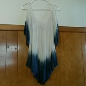 Off the shoulder tie dye summer top