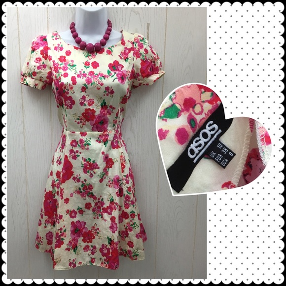 ASOS Dresses & Skirts - ‼️SALE‼️ Asos pink floral dress Sz 6