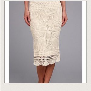 MD crochet Volcom strapless dress