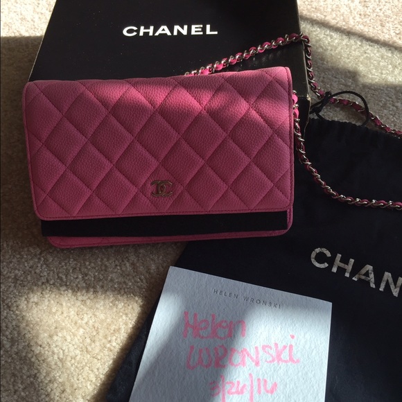 SOLD LOCALLY.  Chanel WOC in gorgeous pink
