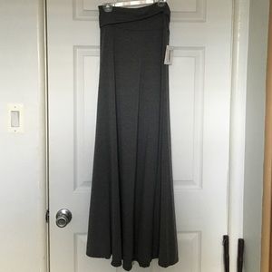 Lularoe maxi skirt -gray