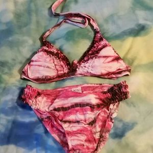 Lucky Brand bikini swimsuit large medium tie dye