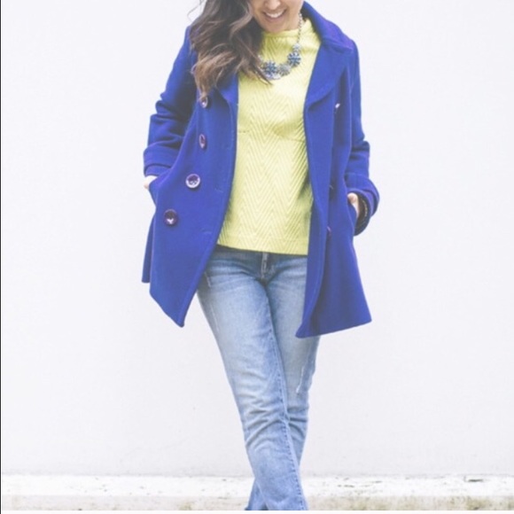 Forever 21 Royal blue peacoat