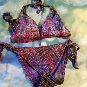 Lucky Brand bikini swimsuit size medium tie dye