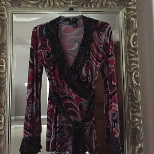Bisou Bisou size small blouse