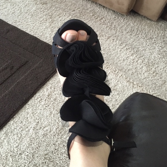 Audrey Brooke Black Heels