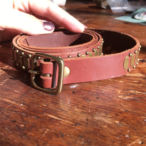 Urban outfitters brown and brass belt XS-S