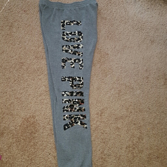 Victorias Secret Pink bling sweats