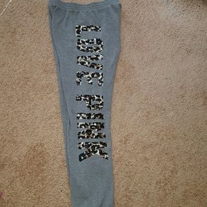 Victorias Secret Pink bling sweats