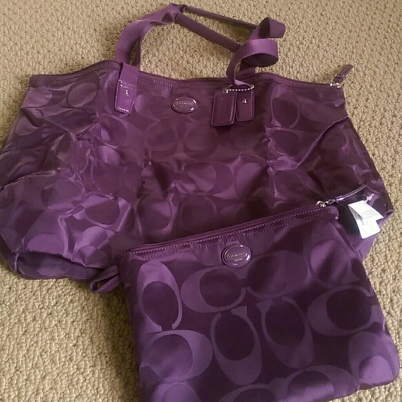 Coach Tote bag and clutch