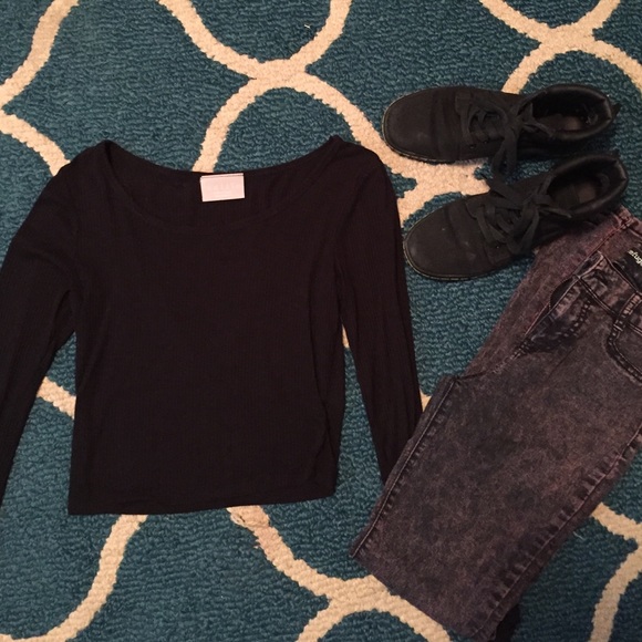 Long crop tee from pacsun