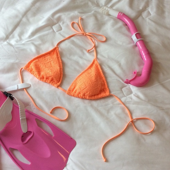 String Lace Bikini Top