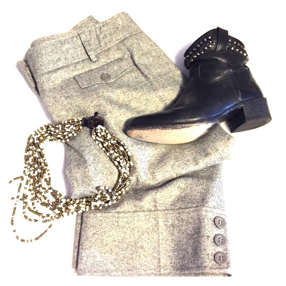 Loft Marissa wool dress capris