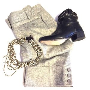 Loft Marissa wool dress capris