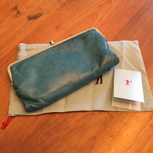 Hobo Lauren 10th Anniversary Wallet in Turquoise