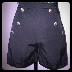 NWOT Forever 21 black high waisted shorts