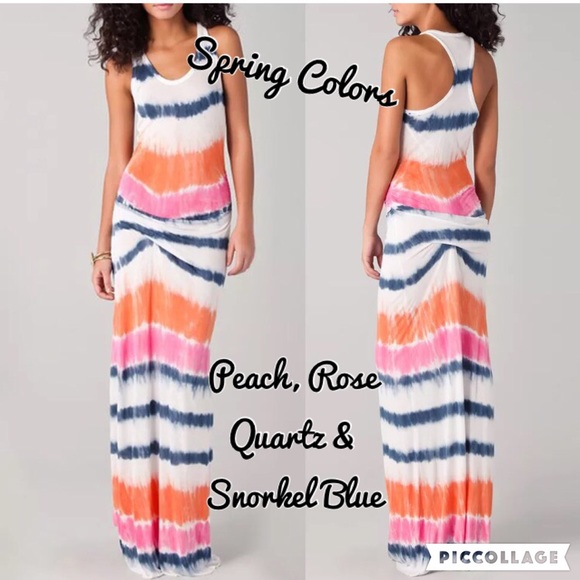 1 Left! Beautiful Tie Dyed Summer Dress - Picture 2 of 3