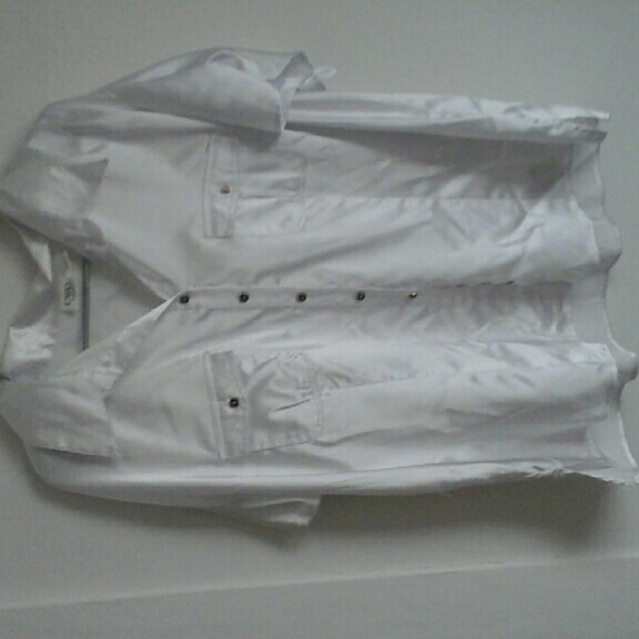 Silky white top plus size