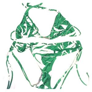 Victoria Secret leaf pattern bikini