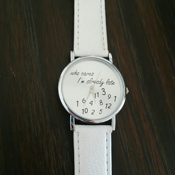 Already Late Watch (White) - Picture 2 of 4