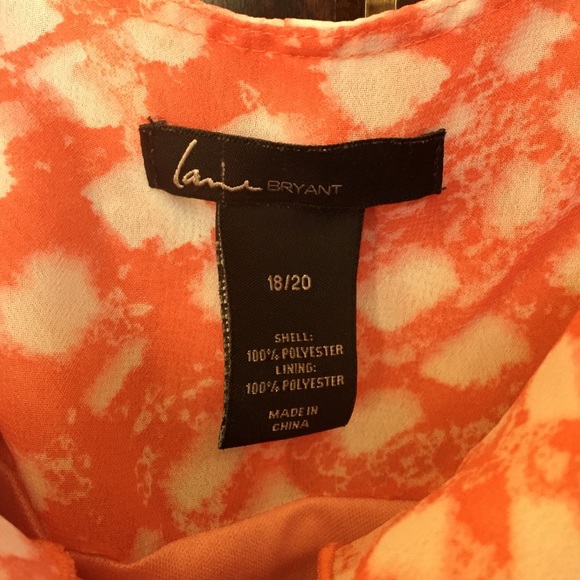 Lane Bryant coral ruffle dress - Picture 3 of 3