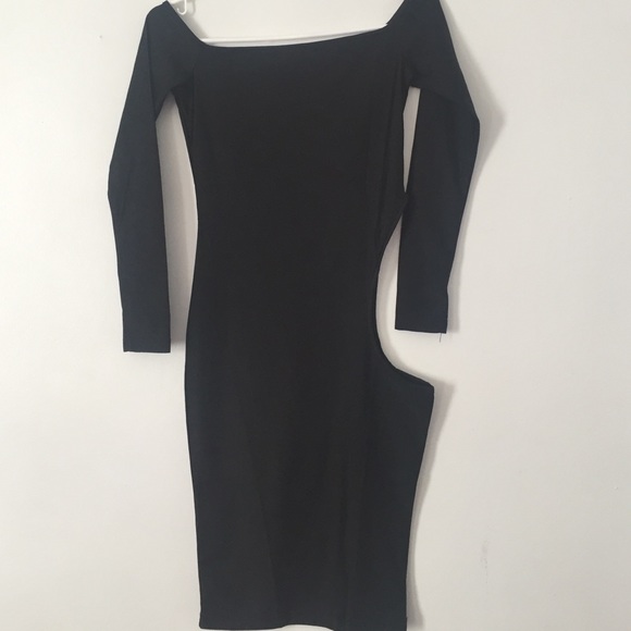 A black dress