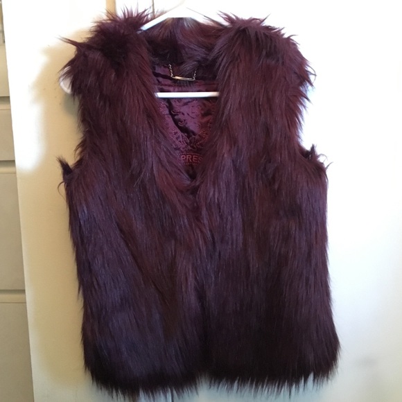 EXPRESS Faux Fur Vest