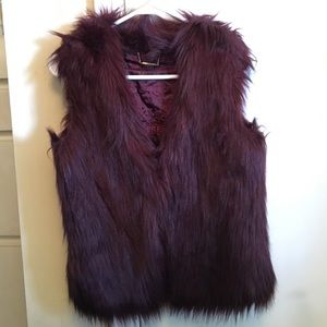 EXPRESS Faux Fur Vest