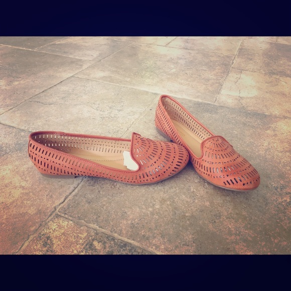 Restricted Gloria flats. Color- cognac. Size 10