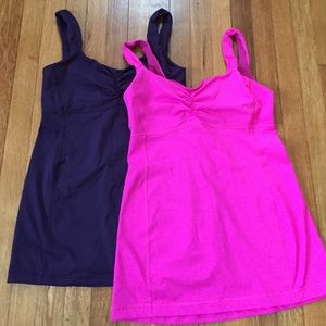 Set of 2 Lululemon Tanks! Purple & Pink . Sz 12