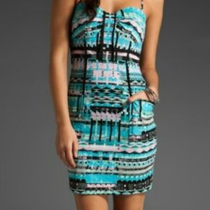 Plenty by Tracy Reese Printed Strapless Dress