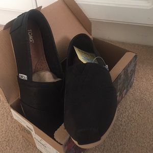Toms Metallic Slip Ons