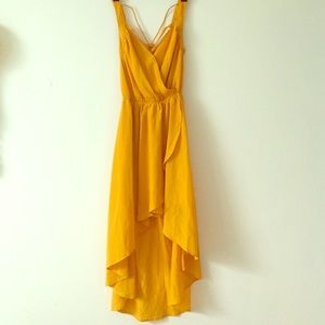Mustard yellow dress
