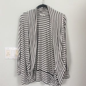 Striped cocoon top
