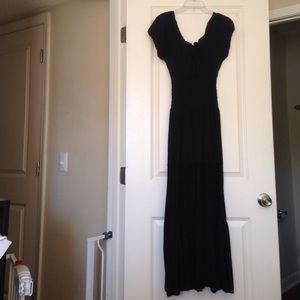 Like new black peasant dress