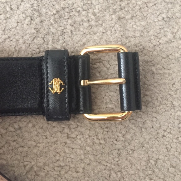Black basic Roberto Cavalli belt