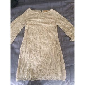 Alice + Olivia Julissa Beaded Dress w/Abstract Hem