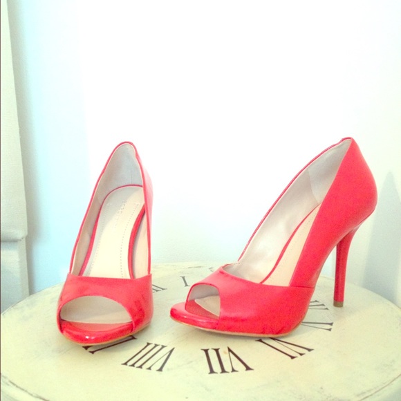 BCBG open toe heels