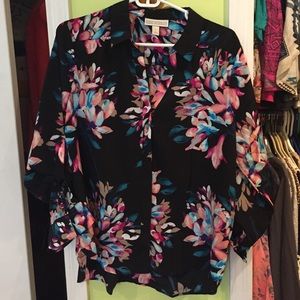 new in package Dana Buchman floral shirt