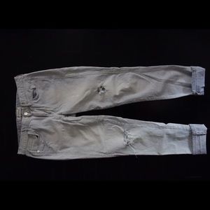 Seersucker slim boyfriend jeans from Madewell