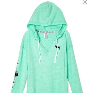 PINK Beach Tunic Hoodie