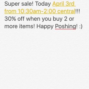 Flash sale! 4.5 hours of savings