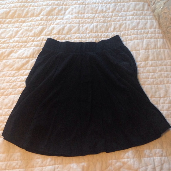 Black skirt.