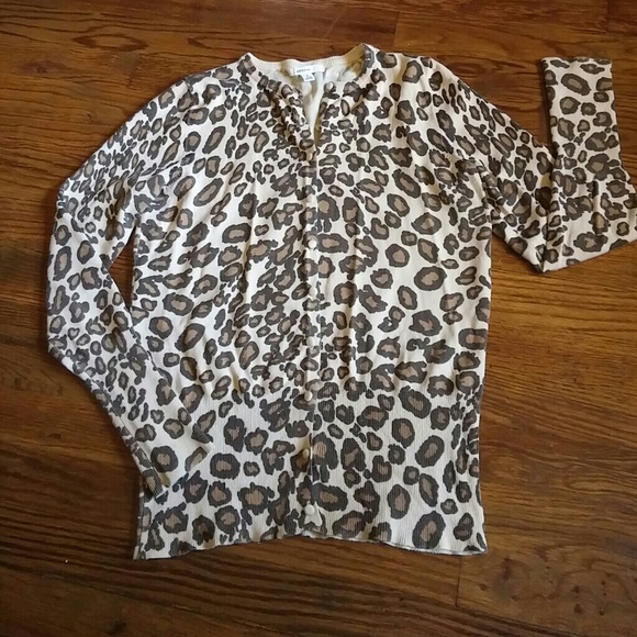 Cheetah Merona Cardigan