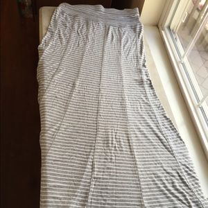 Anthropologie Bordeaux maxi knit skirt