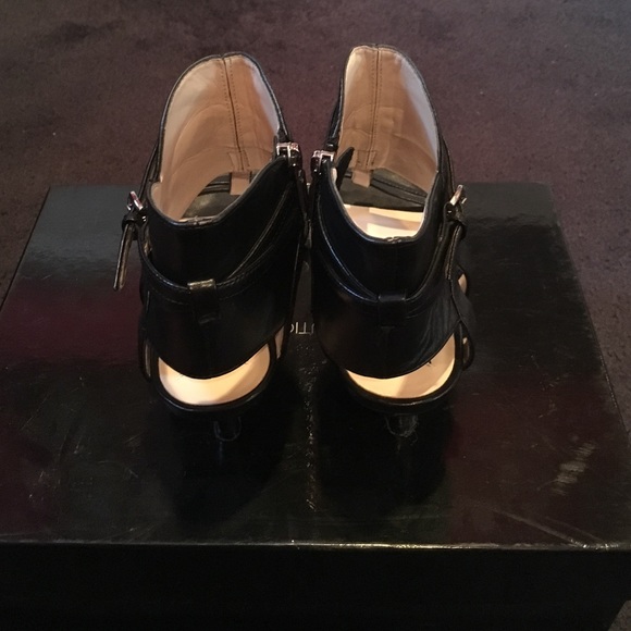 Black sandal tiny heel - Picture 2 of 4