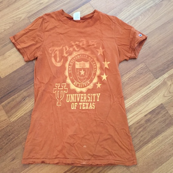 Burnt orange U. Texas tee
