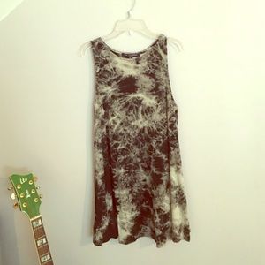 One ❤️ Clothing Off White&Black Tie Die Dress